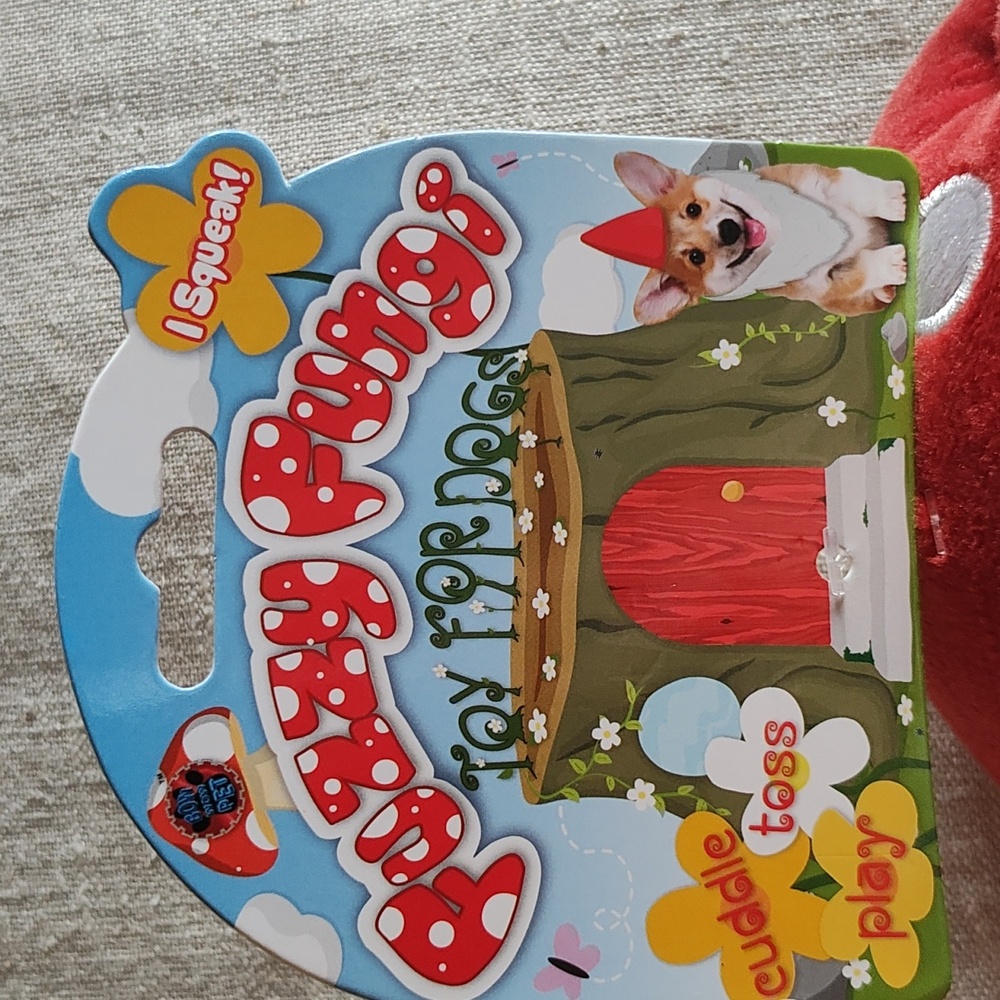 PETS: MUSHROOM 🍄 DOG TOY - Picture 3 of 7